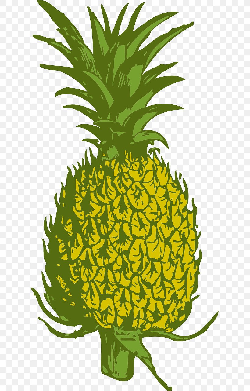 Pineapple Luau Cuisine Of Hawaii Clip Art, PNG, 640x1280px, Pineapple, Ananas, Apple, Bromeliaceae, Cuisine Of Hawaii Download Free