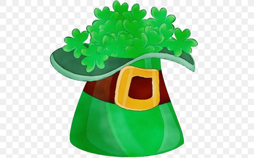 Saint Patrick's Day, PNG, 600x512px, Watercolor, Clover, Green, Leaf, Paint Download Free