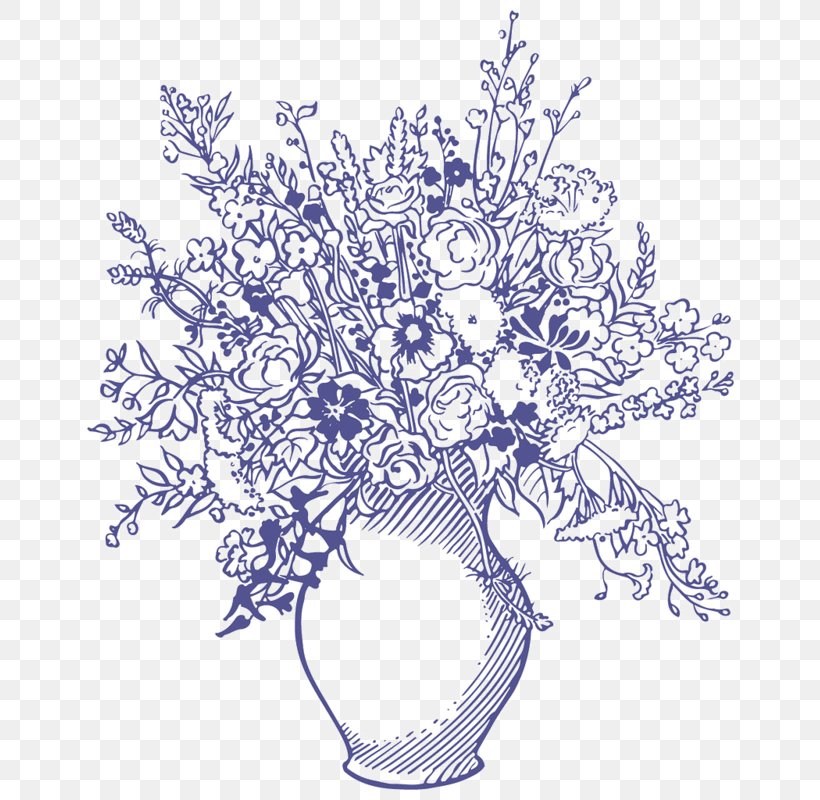 Floral Design Ready-to-Use Floral Spot Illustrations Flower Visual Arts, PNG, 667x800px, Floral Design, Art, Black And White, Book, Branch Download Free