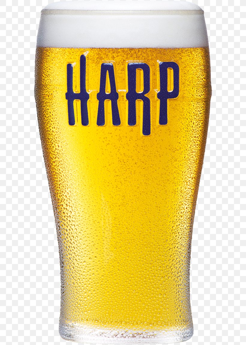 Harp Lager Wheat Beer Pint Glass, PNG, 596x1150px, Harp Lager, Beer, Beer Cocktail, Beer Glass, Beer Stein Download Free