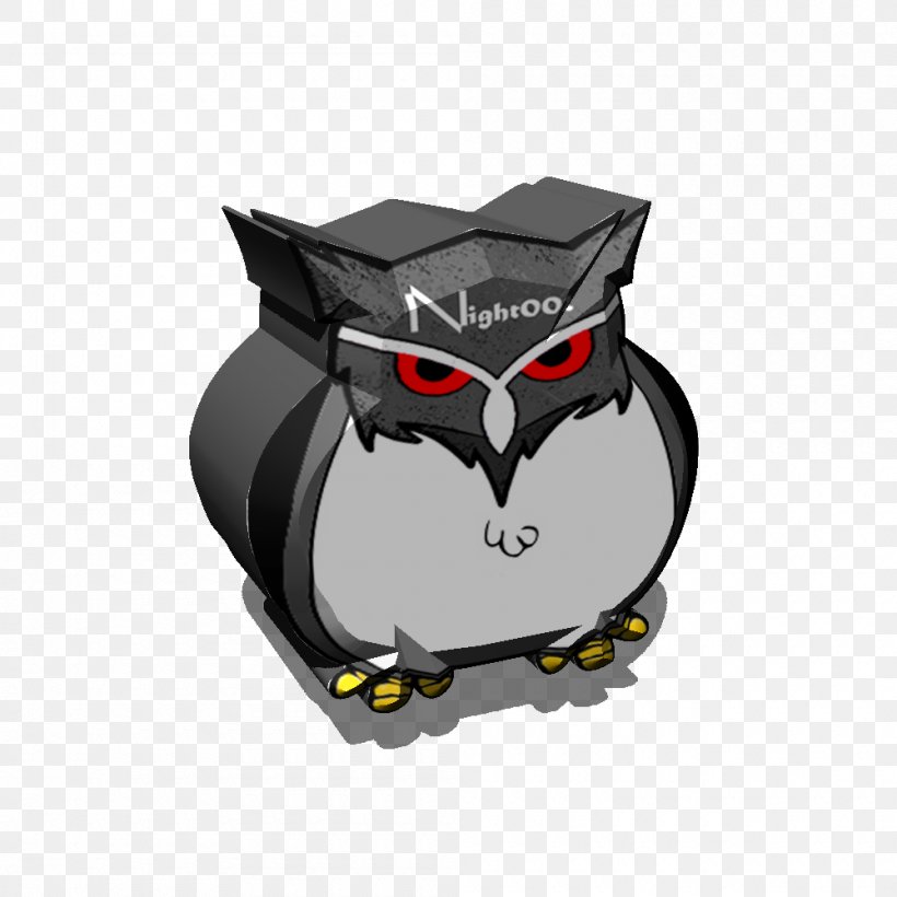 Owl Fiction Character Animated Cartoon, PNG, 1000x1000px, Owl, Animated Cartoon, Bird Of Prey, Character, Fiction Download Free