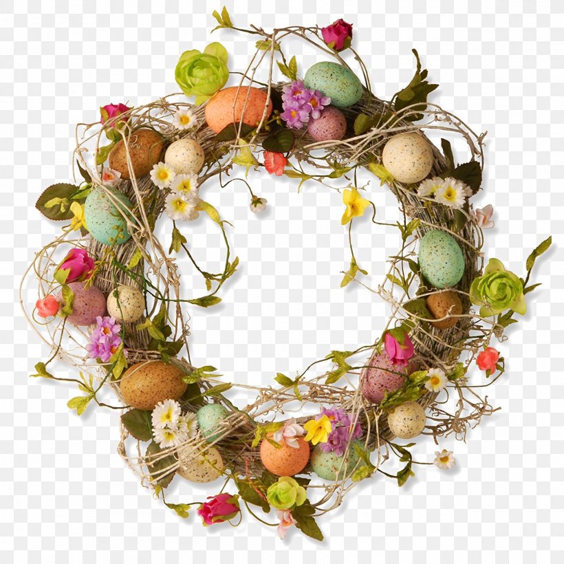 Wreath Easter Bunny Amazon.com Christmas, PNG, 1500x1500px, Wreath, Amazoncom, Christmas, Christmas Decoration, Craft Download Free