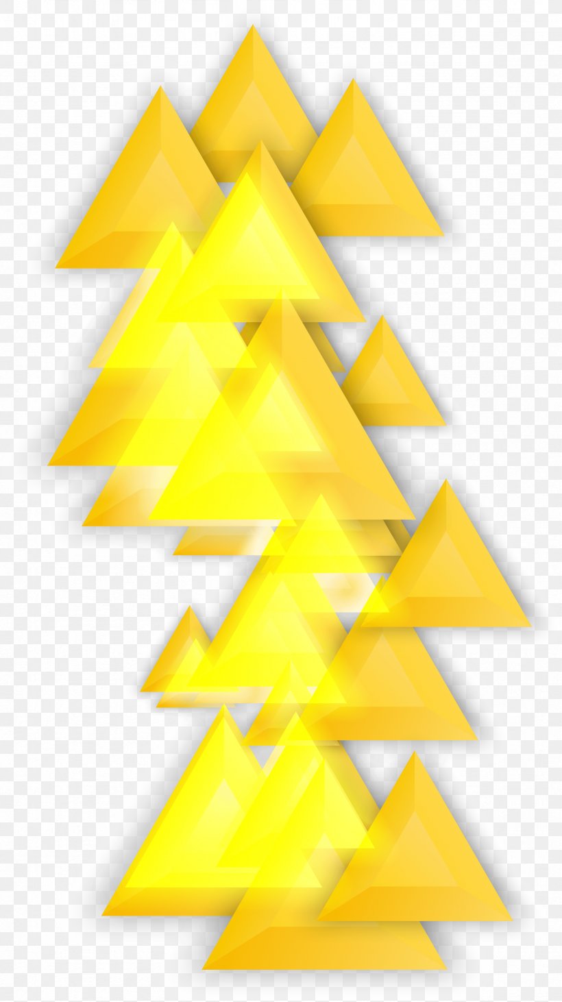 Yellow Gradient Fashion Triangle Pattern, PNG, 2354x4199px, Triangle, Christmas Tree, Geometry, Pattern, Symmetry Download Free
