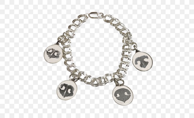 Charm Bracelet Jewellery Silver Necklace, PNG, 500x500px, Bracelet, Bangle, Birthstone, Body Jewelry, Chain Download Free