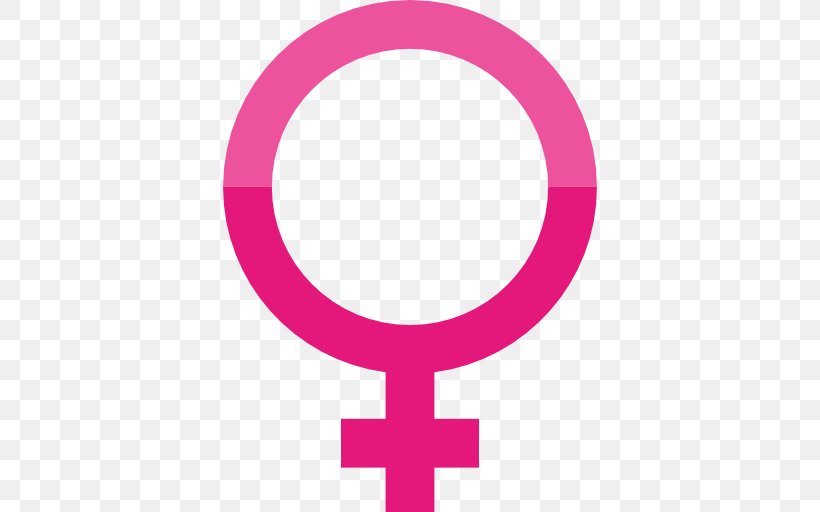 Gender Symbol Female Woman, PNG, 512x512px, Gender Symbol, Area, Female, Gender, Magenta Download Free