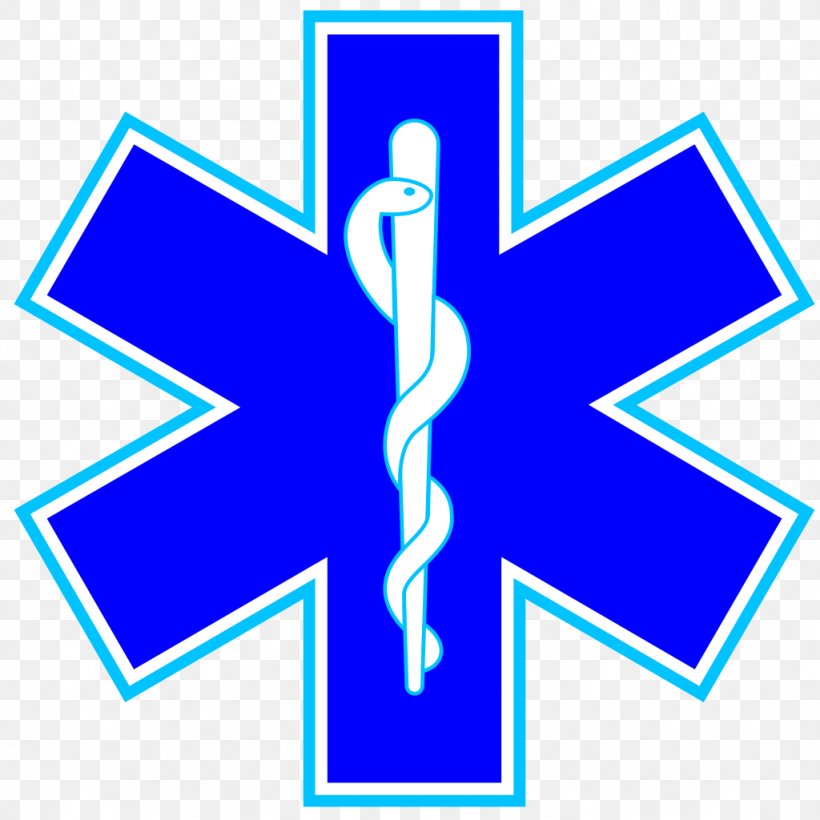 Star Of Life Emergency Medical Services Emergency Medical Technician Paramedic Clip Art, PNG, 1024x1024px, Star Of Life, Ambulance, Area, Blue, Brand Download Free