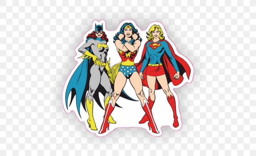 Wonder Woman Batgirl Supergirl Superwoman Kara Zor-El, PNG, 500x500px, Watercolor, Cartoon, Flower, Frame, Heart Download Free