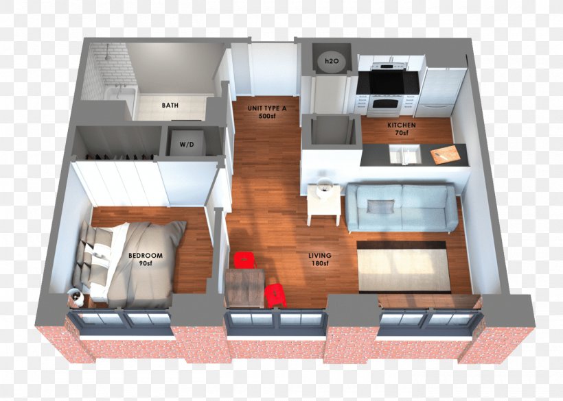 95 Lofts Square Foot Apartment Real Estate, PNG, 1400x1000px, 95 Lofts, Apartment, Bathroom, Bedroom, Floor Download Free