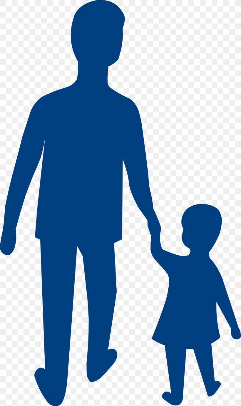 children and parents holding hands