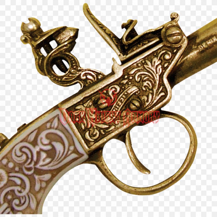 Firearm Pistol Weapon Flintlock Handgun, PNG, 850x850px, Watercolor, Cartoon, Flower, Frame, Heart Download Free