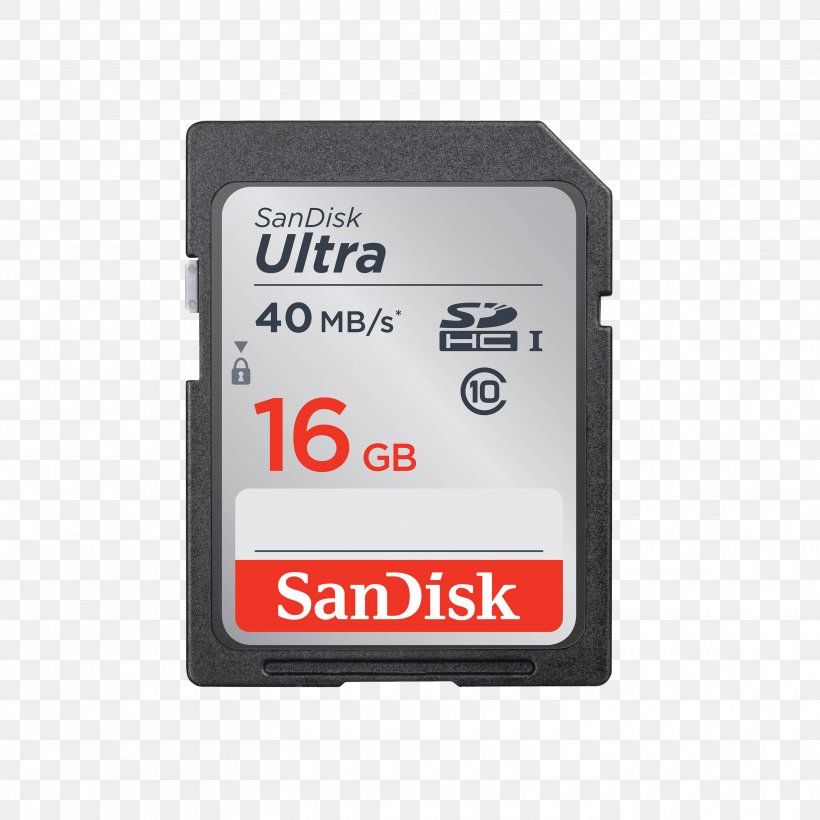 Flash Memory Cards Secure Digital SDHC SanDisk, PNG, 3000x3000px, Flash Memory Cards, Computer Data Storage, Computer Hardware, Computer Memory, Electronic Device Download Free