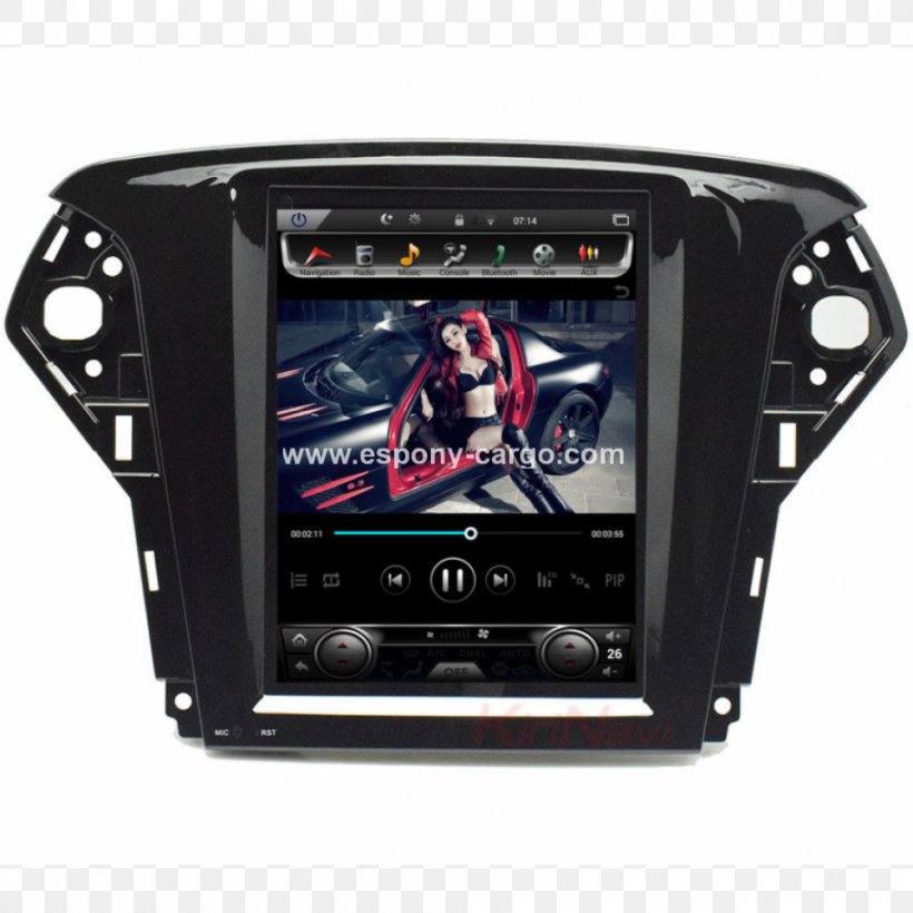 Ford Mondeo GPS Navigation Systems Car QuadCore, PNG, 1000x1000px, Ford Mondeo, Android, Android Auto, Automotive Head Unit, Automotive Navigation System Download Free