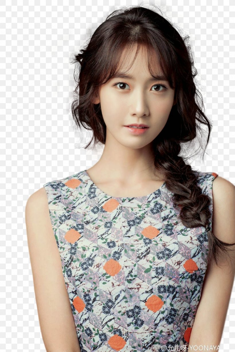 Im Yoon-ah South Korea Girls' Generation Actor, PNG, 1024x1535px, Watercolor, Cartoon, Flower, Frame, Heart Download Free