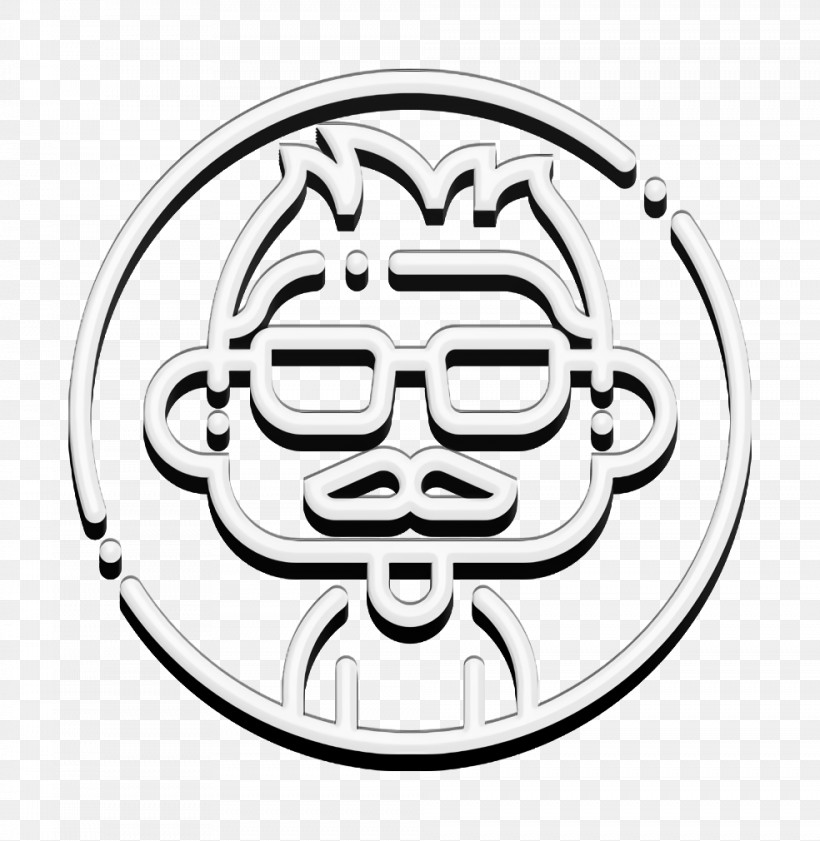 Man Icon Beard Icon Avatars Icon, PNG, 984x1010px, Man Icon, Avatars Icon, Beard Icon, Blackandwhite, Cartoon Download Free
