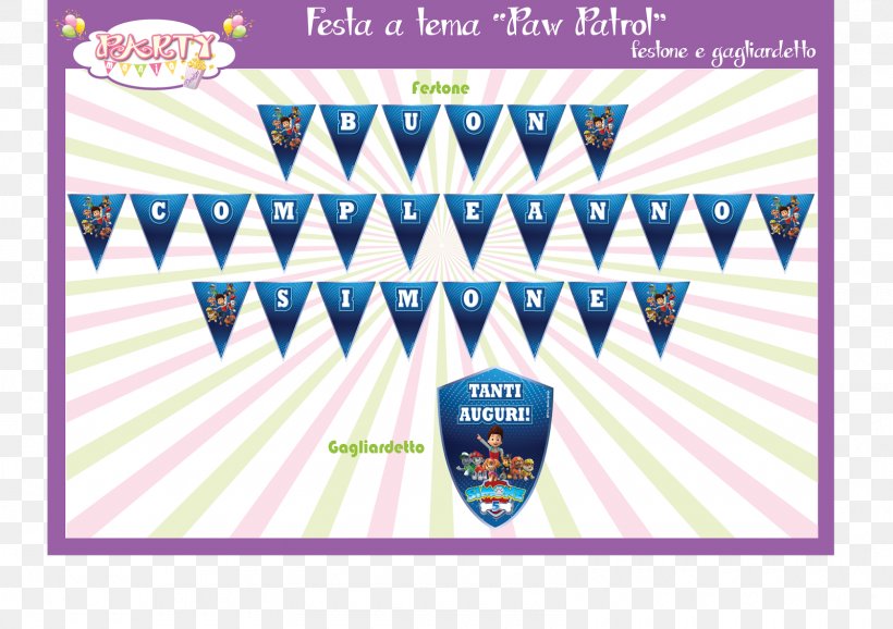 Party Supply Birthday Paper Pattern, PNG, 1600x1129px, Party, Area, Banner, Birthday, Festoon Download Free
