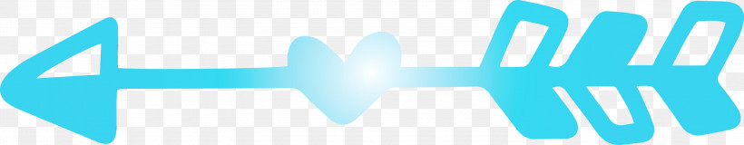 Blue Line Turquoise Azure, PNG, 3000x588px, Simple Arrow, Azure, Blue, Heart Arrow, Line Download Free