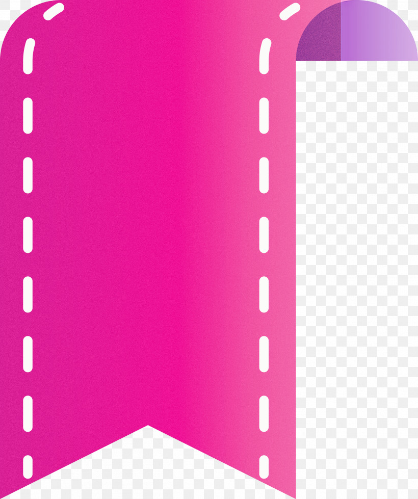 Bookmark Ribbon, PNG, 2511x3000px, Bookmark Ribbon, Line, Magenta, Material Property, Pink Download Free