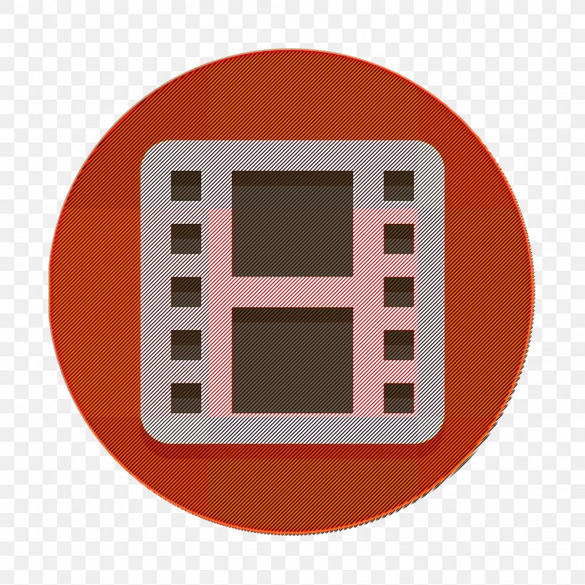 Film Icon Movie Icon Video Icon, PNG, 1232x1234px, Film Icon, Movie Icon, Orange, Rectangle, Red Download Free