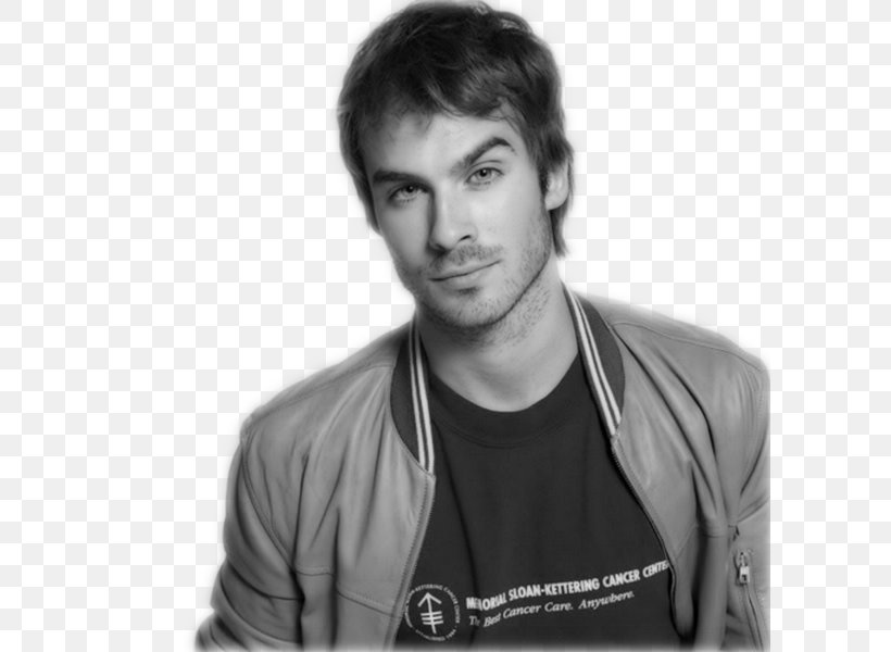 Ian Somerhalder The Vampire Diaries Damon Salvatore Boone Carlyle Actor, PNG, 599x600px, Ian Somerhalder, Actor, Black And White, Boone Carlyle, Candice Accola Download Free