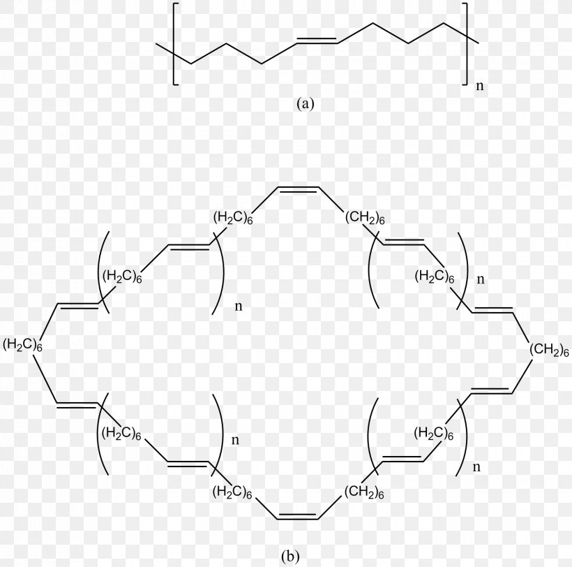 Polyoctenameer Cyclooctene /m/02csf Drawing Polymerization, PNG, 1754x1737px, Cyclooctene, Area, Auto Part, Black And White, Car Download Free