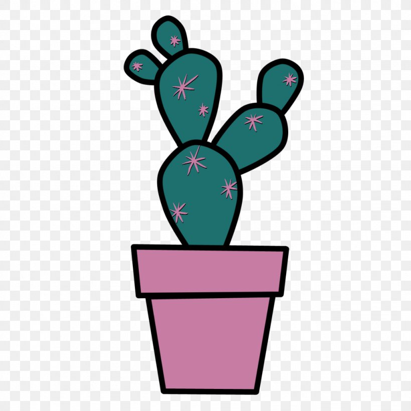 Cactus, PNG, 1024x1024px, Cactus, Flowerpot, Plant, Succulent Plant, Turquoise Download Free