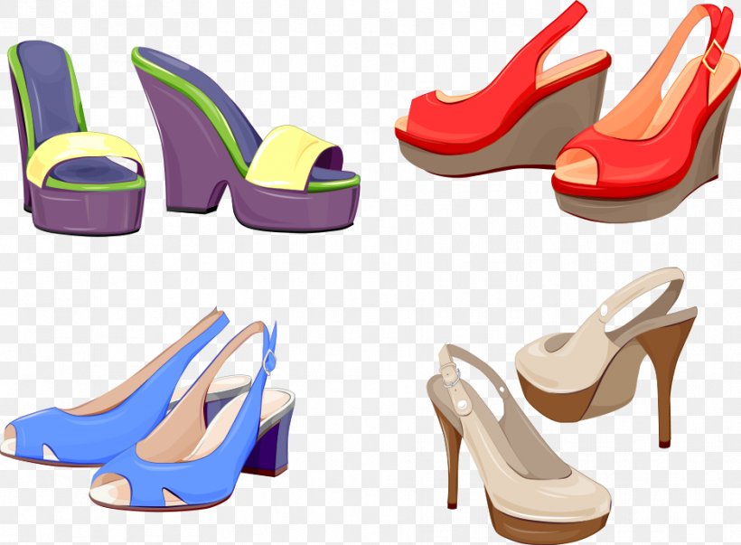 Handbag Sandal Stock Photography High-heeled Footwear, PNG, 937x690px, Watercolor, Cartoon, Flower, Frame, Heart Download Free