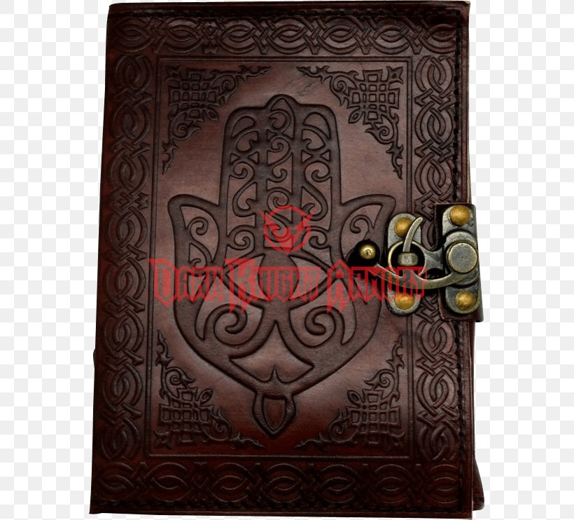 Leather Notebook Latch Hamsa Ring Binder, PNG, 742x742px, Leather, Book, Book Cover, Book Of Shadows, Brown Download Free