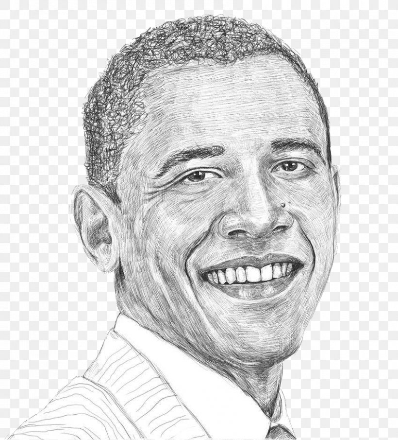 Barack Obama United States Painting Drawing Sketch, PNG, 850x939px, Barack Obama, Art, Artwork, Black And White, Cheek Download Free