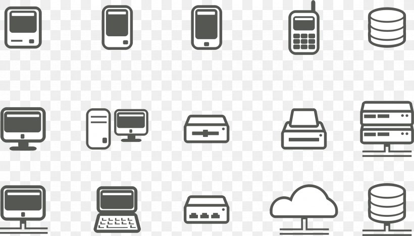 Laptop Computer Network Clip Art, PNG, 2364x1353px, Laptop, Black And White, Brand, Computer, Computer Icon Download Free
