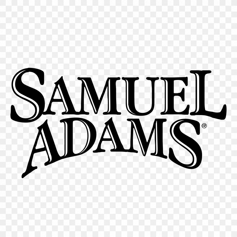 Logo Samuel Adams Font Beer Brand, PNG, 2400x2400px, Logo, Area, Beer, Black And White, Brand Download Free