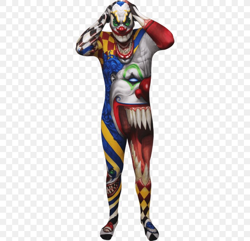 Morphsuits Costume Party Halloween Costume Evil Clown, PNG, 500x793px, Morphsuits, Adult, Bodysuit, Carnival, Clothing Download Free