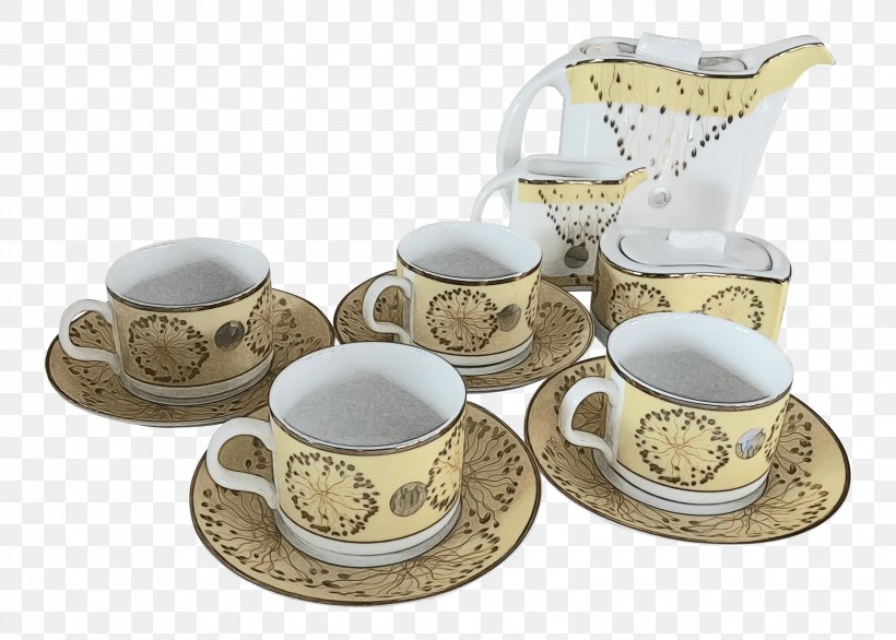 Coffee Cup, PNG, 3189x2279px, Watercolor, Ceramic, Coffee Cup, Cup, Dinnerware Set Download Free