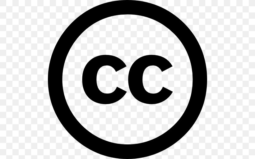 Creative Commons License Attribution Copyright, PNG, 512x512px, Creative Commons, Area, Attribution, Black And White, Brand Download Free