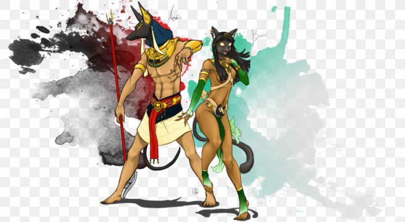 High Priest Imhotep Anubis Bastet Art Goddess, PNG, 1205x663px, Watercolor, Cartoon, Flower, Frame, Heart Download Free