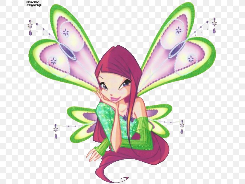 Roxy Bloom Musa Flora Winx Club: Believix In You, PNG, 647x617px, Roxy, Bloom, Butterfly, Fairy, Fictional Character Download Free