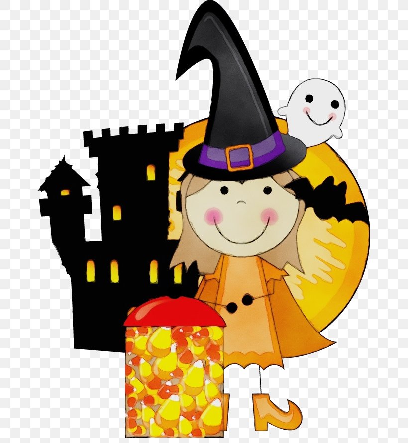 Witch Cartoon, PNG, 669x890px, Watercolor, Candy Corn, Cartoon, Character, Character Created By Download Free