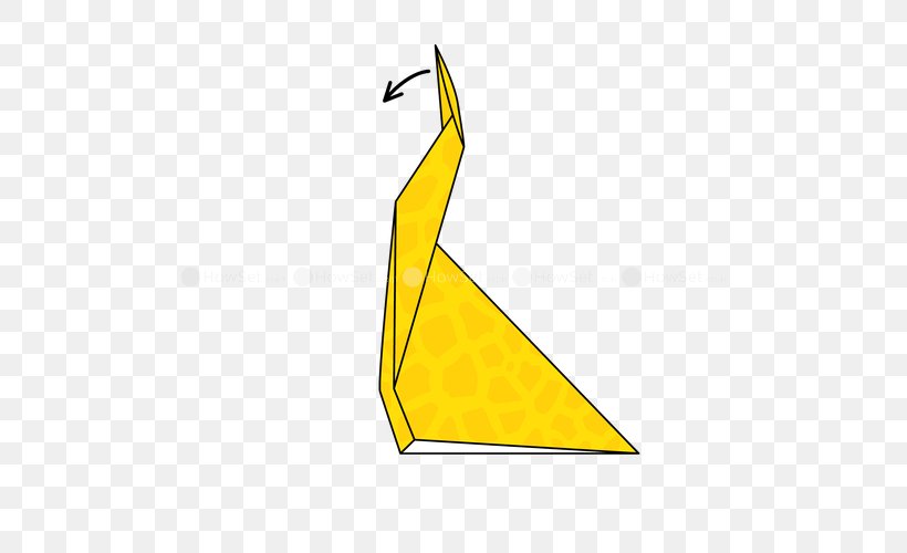 Giraffe Origami Triangle How-to, PNG, 500x500px, Giraffe, Animation, Howto, Origami, Triangle Download Free