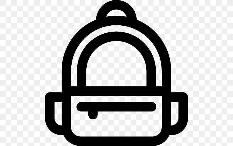 Backpack Baggage Clip Art, PNG, 512x512px, Backpack, Area, Bag, Baggage, Black And White Download Free