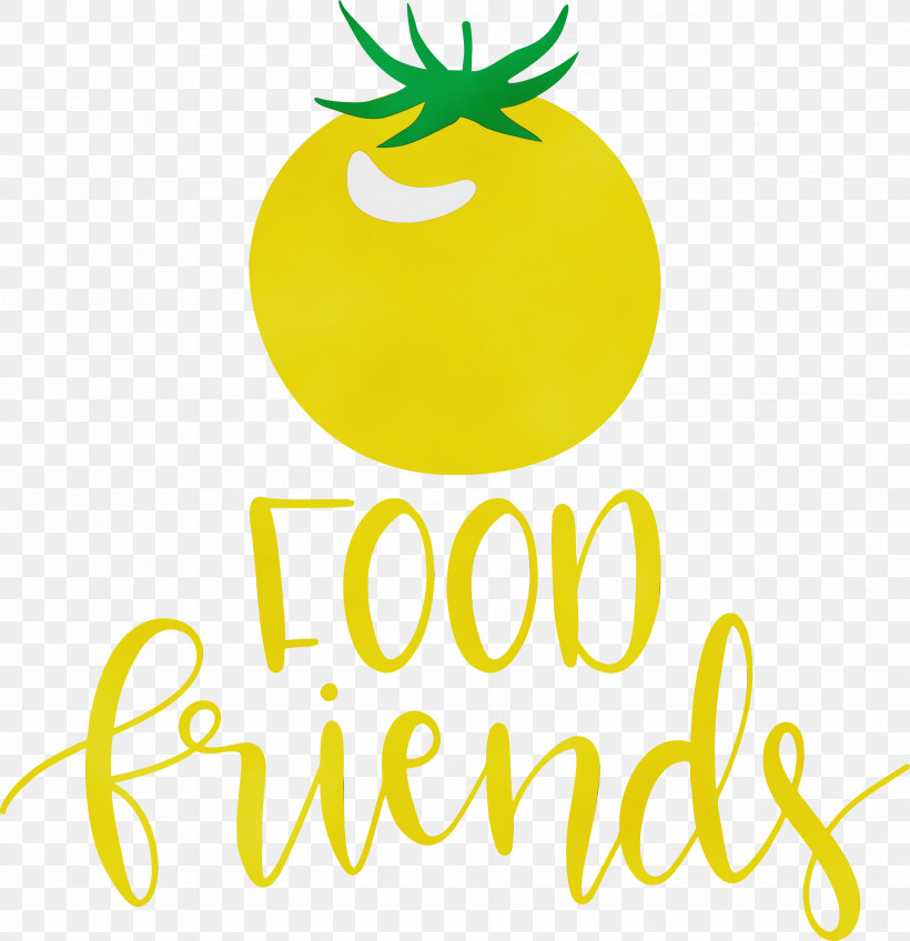 Leaf Logo Smiley Flower Yellow, PNG, 2899x3000px, Food Friends, Flower, Food, Fruit, Happiness Download Free
