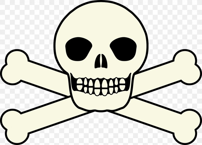 Skull And Crossbones Clip Art, PNG, 1280x918px, Skull And Crossbones, Artwork, Black And White, Bone, Drawing Download Free