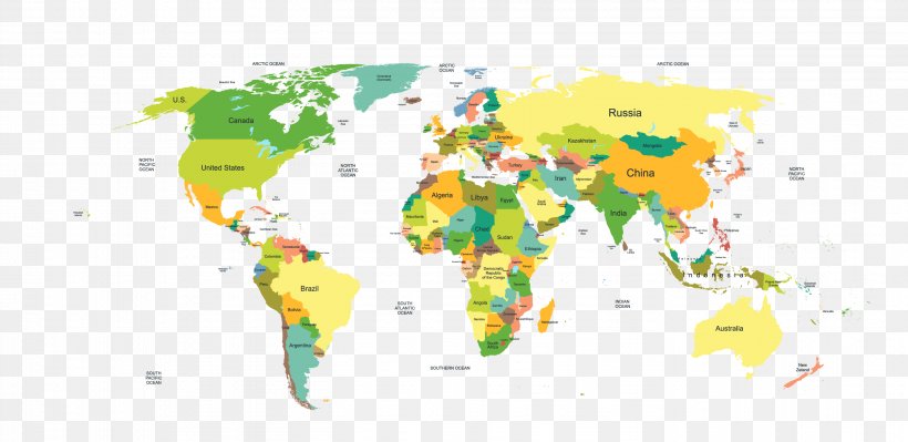 World Map Vector Map, PNG, 2811x1368px, World, Area, Brand, Continent, Early World Maps Download Free