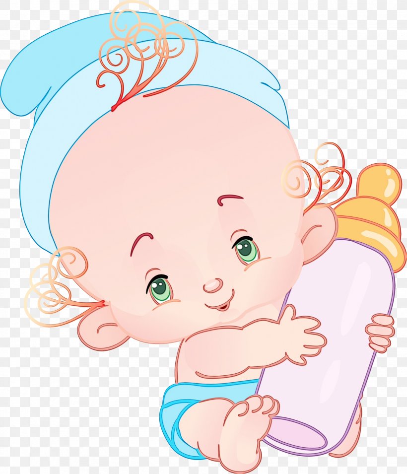 Cartoon Baby, PNG, 1865x2174px, Watercolor, Baby, Cartoon, Cheek, Child Download Free