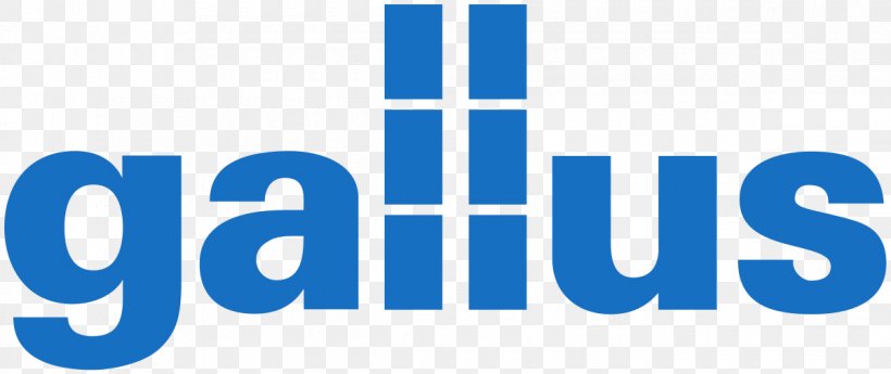 Logo Gallus Ferd. Ruesch AG Gallus Holding Gallus Druck GmbH Organization, PNG, 1200x506px, Logo, Area, Blue, Brand, Legal Name Download Free