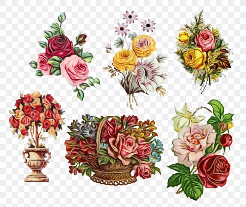 Love Rose Flower, PNG, 870x732px, Watercolor, Artificial Flower, Bouquet, Camellia, Cut Flowers Download Free