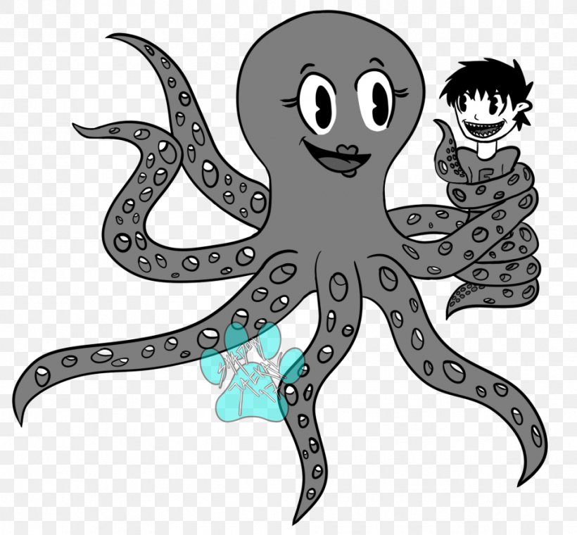 Octopus Cephalopod Legendary Creature Animated Cartoon, PNG, 955x886px, Octopus, Animated Cartoon, Cephalopod, Fictional Character, Invertebrate Download Free
