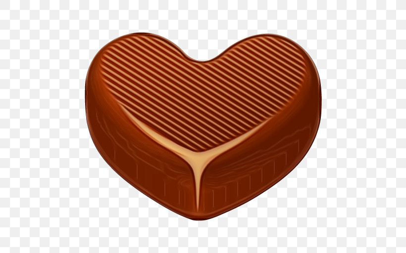 Orange, PNG, 512x512px, Watercolor, Brown, Chocolate, Furniture, Heart Download Free
