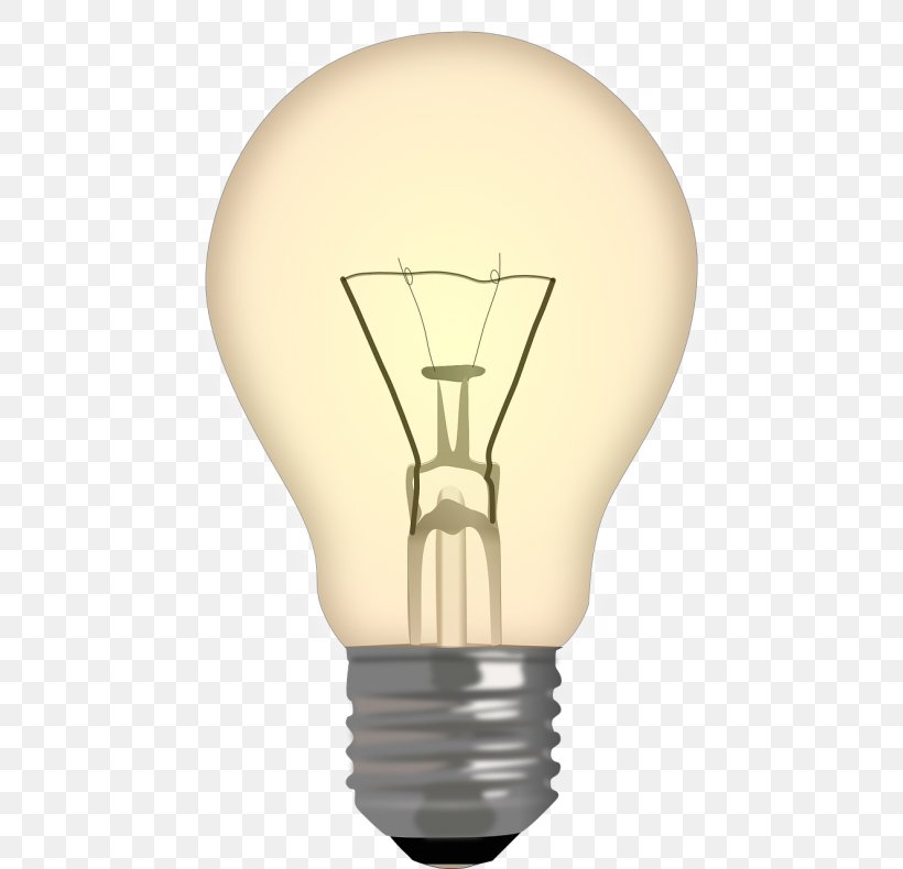 Incandescent Light Bulb Clip Art LED Lamp, PNG, 500x790px, Light, Edison Screw, Electrical Filament, Incandescence, Incandescent Light Bulb Download Free