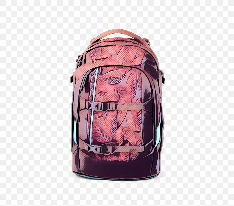 Backpack Bag Pink Luggage And Bags Leather, PNG, 722x722px, Pop Art, Backpack, Bag, Fashion Accessory, Leather Download Free
