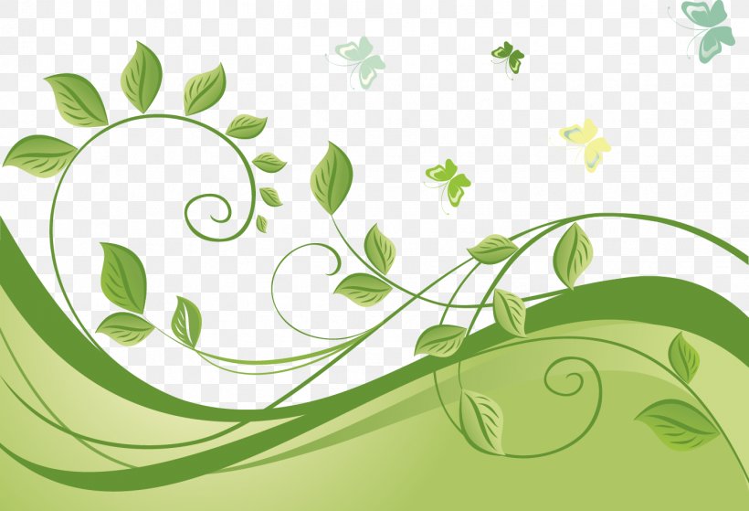 Green Euclidean Vector, PNG, 1426x973px, Green, Branch, Flora, Floral Design, Flower Download Free