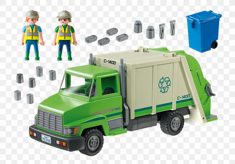 Car Playmobil Recycling Garbage Truck, PNG, 2000x1400px, Car, Brand, Commercial Vehicle, Dump Truck, Freight Transport Download Free